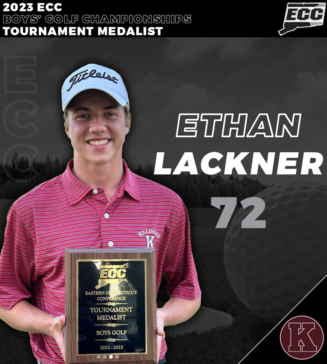 Congratulations @KHS_Athletics1 Boys' Golf. 2023 @GoECCAthletics Open Champions! Tournament Medalist Ethan Lackner (72). @NFP_CTEast @GameTimeCT #eccnation