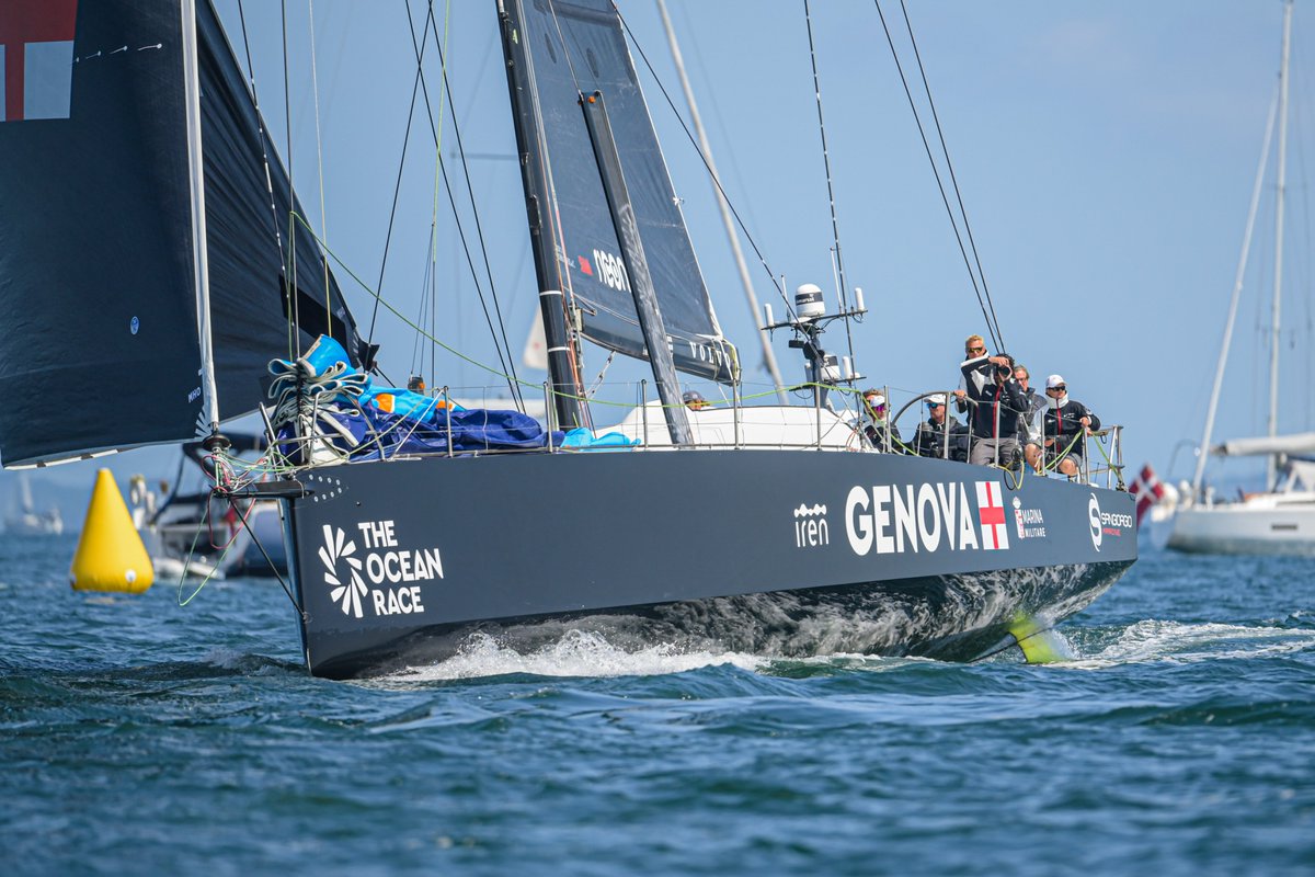 OceanRaceGenova's tweet photo. Biotherm per la classe IMOCA e WindWhisper per la classe VO65 si impongono in una giornata di rivincite alla regate in -port ad Aarhus. Una domenica di grandi ritorni con il rientro della flotta VO65 tra cui #TeamGenova di nuovo sul campo di battaglia. https://t.co/WXhbJIfOG2 https://t.co/JQmf59HNvp