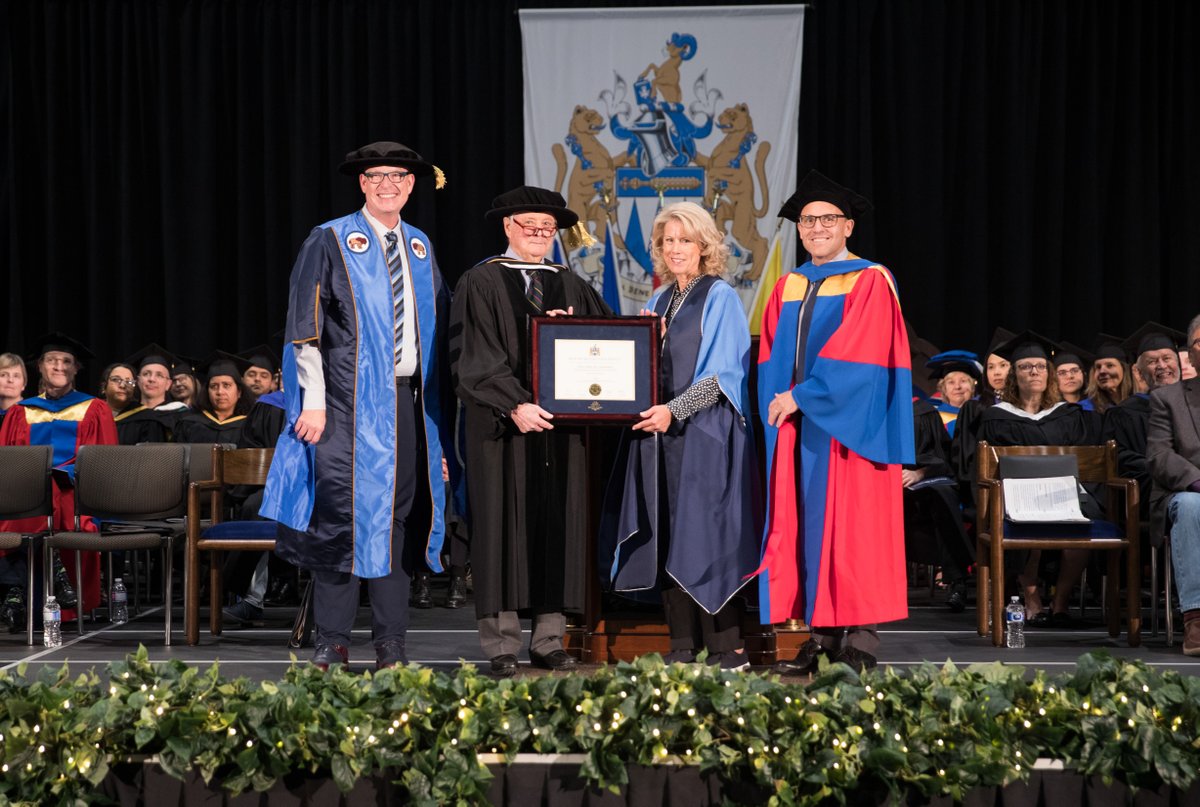 TimRahilly's tweet photo. Congratulations to 2023 MRU Honorary Doctor of Laws recipients - Nancy Southern, Leslie O'Donoghue, Don Baker, Bruce Startlight, John de Chastelain and Cheryl Foggo. Recipients are leaders and builders who have given back to their communities. #MRUgrad
https://t.co/7VtNO8A9CU https://t.co/LnWt7aIOmj