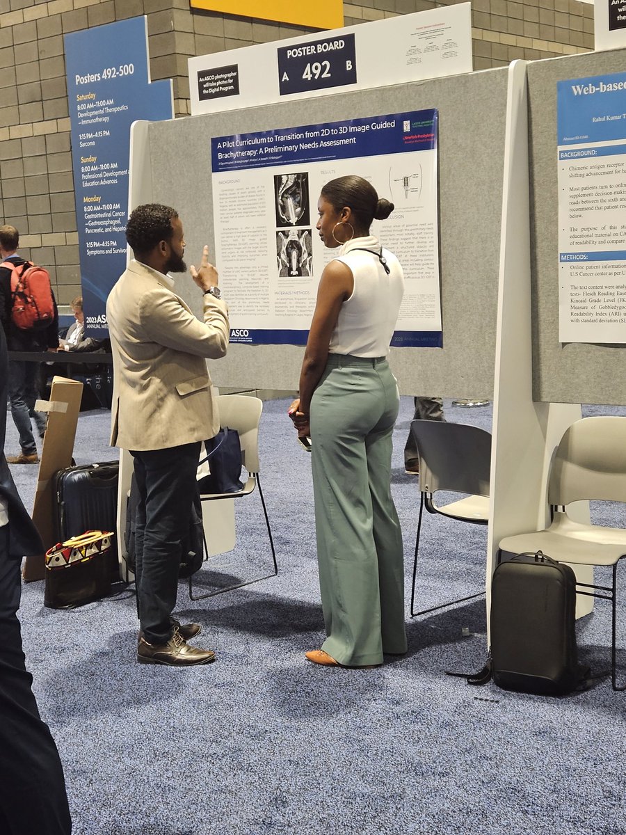Proud of @nyphospital @nyp_brooklyn #radonc resident @_drjoy_ for her #ASCO23 poster (ABS 11039) 'Pilot curriculum to transition from 2D to 3D image-guided brachy.' This prelim needs assessment ID'd education/training gaps. Excited to address the gaps together. #globaloncology