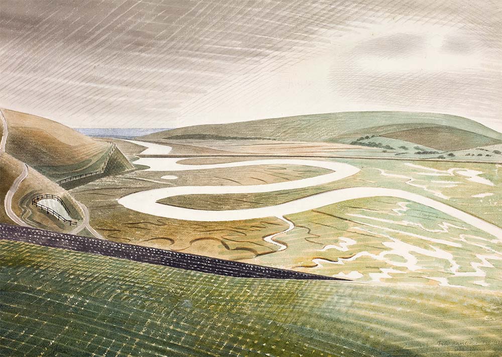 ‘Cuckmere Haven’ Eric Ravilious, watercolour and pencil, 1939. Now available as a large (A3) print using archival quality inks on invercote card stock, priced at £12.95 including UK postage.
rathergoodart.co.uk/product/eric-r…
#ericravilious #ravilious #cuckmerehaven #sussex