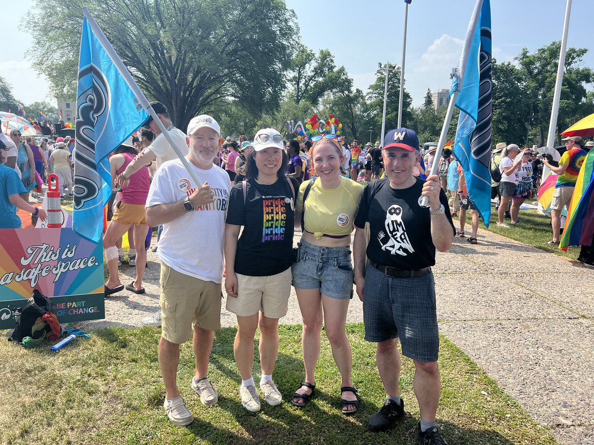 So happy to be in person at my favourite health library conference in Halifax #chlaabsc23
But so sad to miss marching in #wpg pride parade today with <a href="/UMFA_FAUM/">UofM Faculty Assoc.</a> and <a href="/ManitobaNurses/">Manitoba Nurses</a> 
#HappyPride