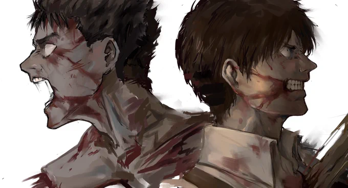 #AttackOnTitan #BERSERK #進撃の巨人 #ベルセルク #イラスト #fanart
