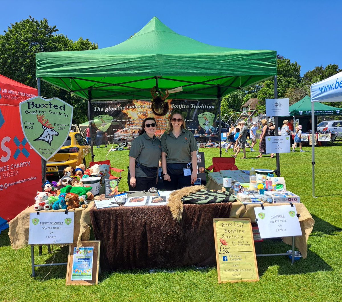 Our Chairwoman and Secretary had a lovely time today at Uckfield &amp; District Lions Club family fun day.
Thank you to everyone who came and saw us and supported with our fundraising.