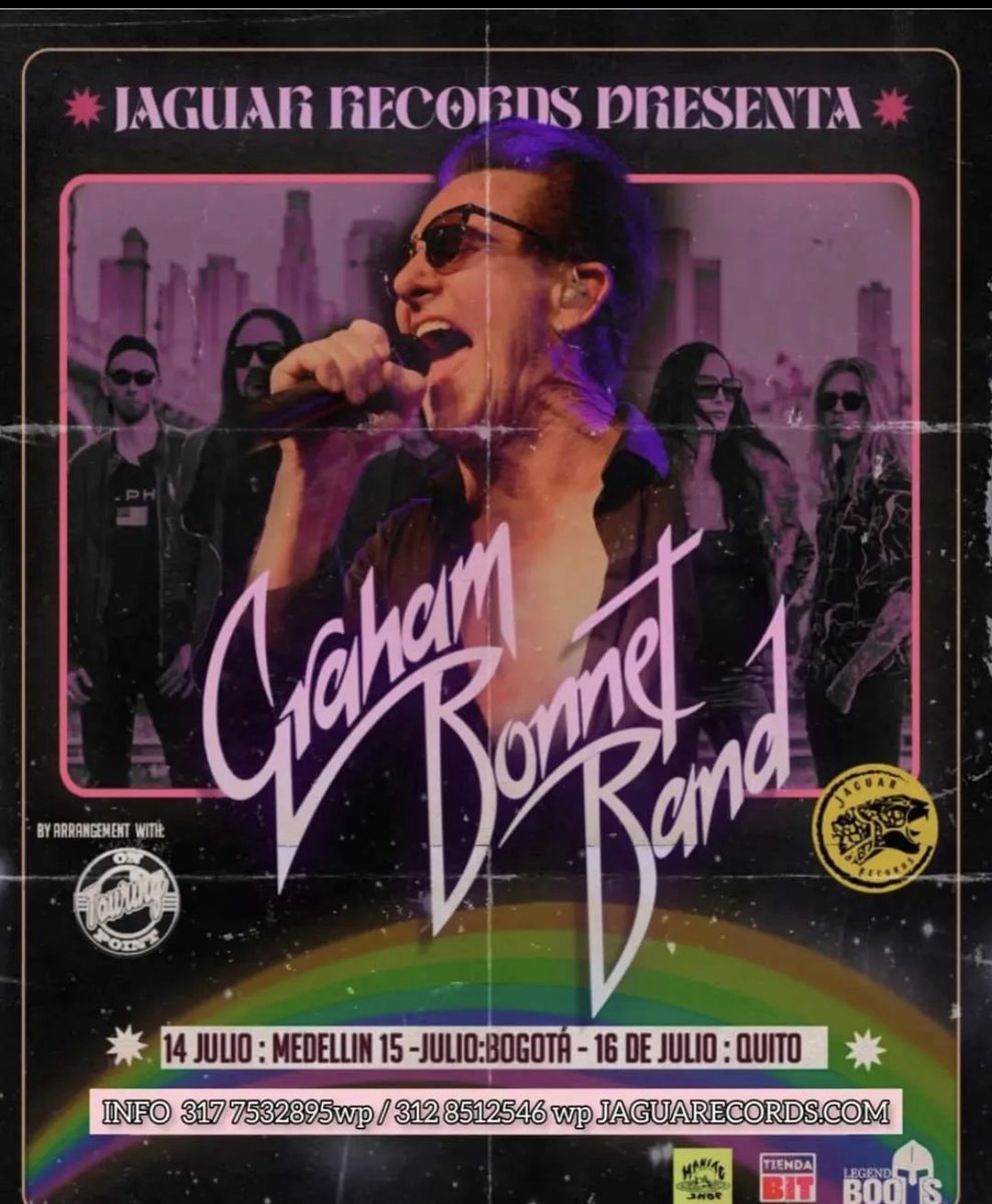 I'm so excited to be playing for the first time ever in Colombia and Ecuador next month! Come join us!
#livemusic  #HardRock  #SouthAmerica