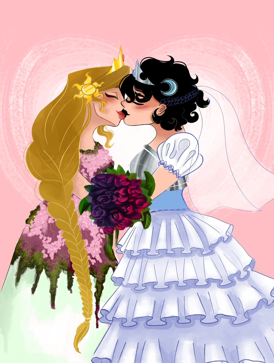 #PrideMonth #lesbian #cassunzel #tangledtheseries #tangled #rapunzel