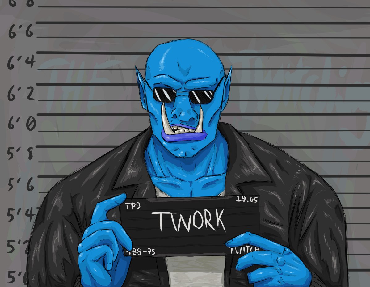 TwitchingThe's tweet image. Be a Streamer they said.. It'll be fun they said.. yet no one said anything about prison.. At least I am not the only one who got caught @kyoukies