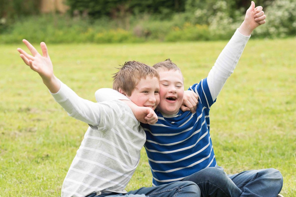 Wouldntchangea1's tweet photo. “I taught Duncan how to brush his teeth and do a drop kick.
He has taught us all about living life to the full.
Down’s doesn’t get us down!”
Written by Owen, Duncan’s brother.
#WCATBook #LivedExperience #DownSyndrome #WouldntChangeAThing https://t.co/W9VsxVBqRh