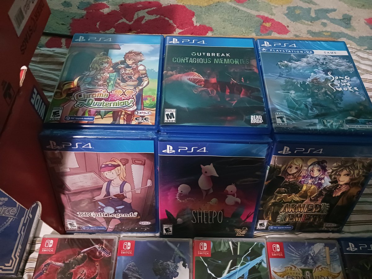 Atticusmj's tweet image. Some @VideoGamesPlus_ @REDARTGAMES @RealStrictlyLTD @LimitedRunGames and some long awaited stuff from @FirstPressGames that been missing in action for good while
Eisha picked the title that she looking forward to!