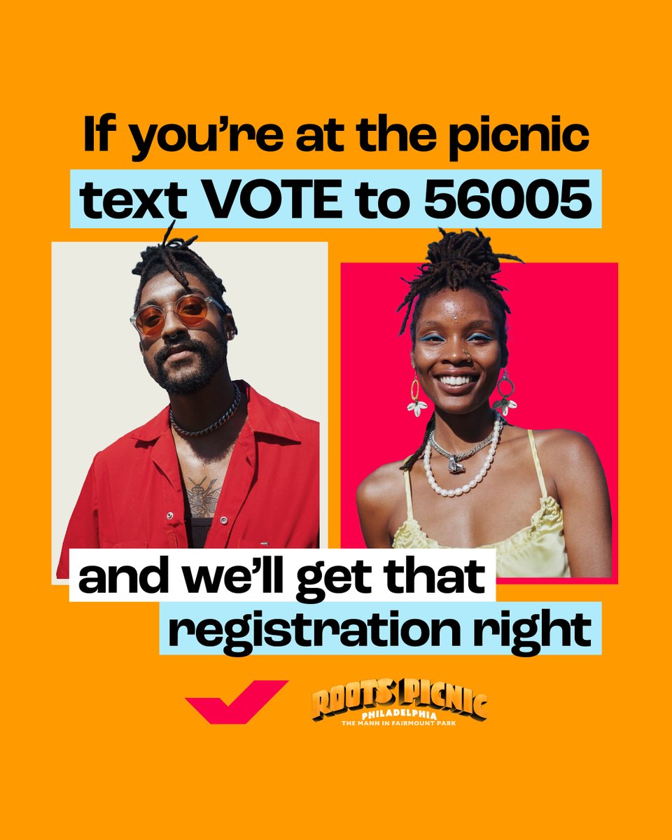 We’ve made registering as easy as 5-6-0-0-5 so you can get back to being the Superstar that you are with U-S-H-E-R R-A-Y-M-O-N-D at @rootspicnic. No really, all you have to do is 𝘁𝗲𝘅𝘁 𝗩𝗢𝗧𝗘 𝘁𝗼 𝟱𝟲𝟬𝟬𝟱.