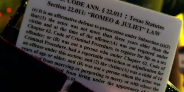 california romeo and juliet laws