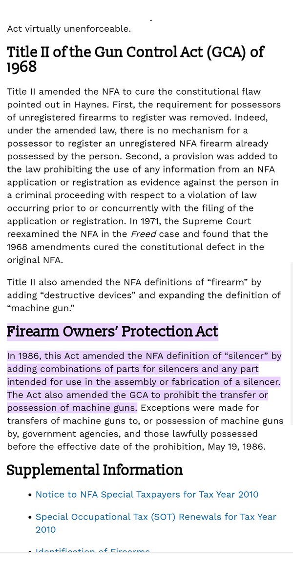 dtxd316 on Twitter "The Firearm Owners protection act is part of the