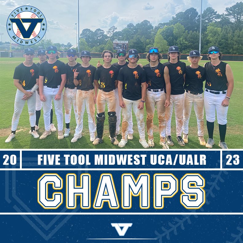 Five Tool Midwest (@fivetoolmidwest) on Twitter photo 🏆CHAMPIONS🏆
Congrats to Lindsey Dodgers 15U on winning the 15U/16U Division Championship at the <a href="/FiveTool/">Five Tool Baseball</a> Midwest UCA/UALR Event!
#WatchEm 🏆CHAMPIONS🏆
Congrats to Lindsey Dodgers 15U on winning the 15U/16U Division Championship at the <a href="/FiveTool/">Five Tool Baseball</a> Midwest UCA/UALR Event!
#WatchEm