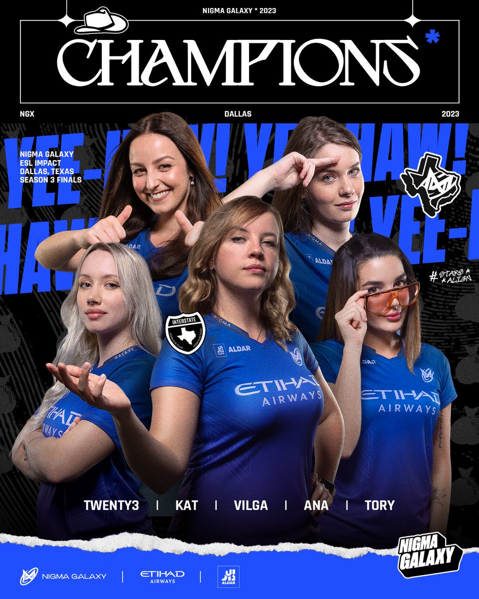 We are your 5x #ESLImpact Champions🔥

#StarsAligned #NGXcsgo