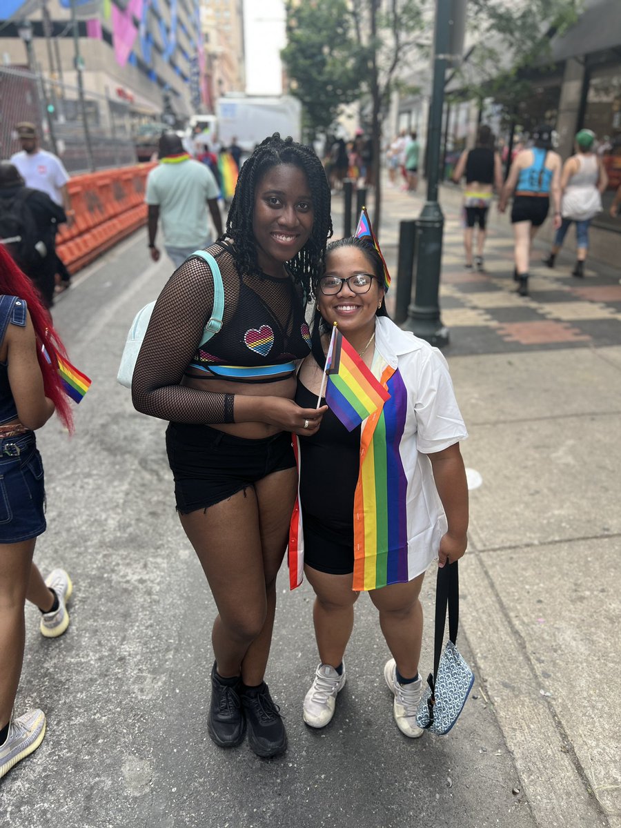 First Pride with my baby 🫶🏾 #PhillyPride