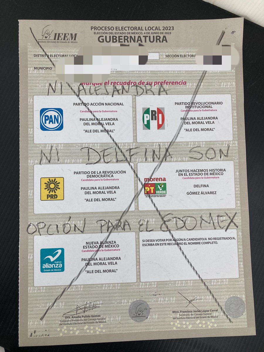 ¡Ánimo! #Elecciones2023 #EdoMex #Elecciones2023MX #DelfinaEsCorrupcion #AlejandraSinMoralRATA