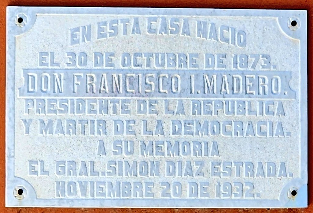 Qué honor y privilegio observar una elección desde el lugar que vio nacer al Apóstol de la Democracia, Don Francisco Ignacio Madero González.