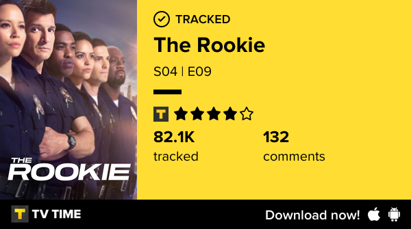 Nancy2294's tweet photo. I've just watched The Rookie S04 | E09  https://t.co/U3QXYCptuU #tvtime https://t.co/bSlDSPmTVs