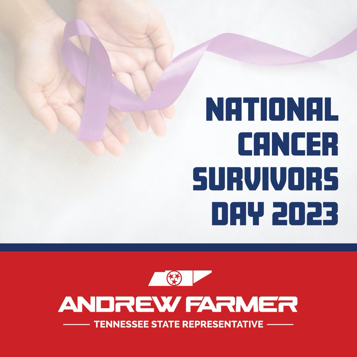 RepAndrewFarmer's tweet image. Please join me in celebrating the bravery and resilience of cancer survivors on National Cancer Survivors’ Day! You continue to inspire us each and every day.