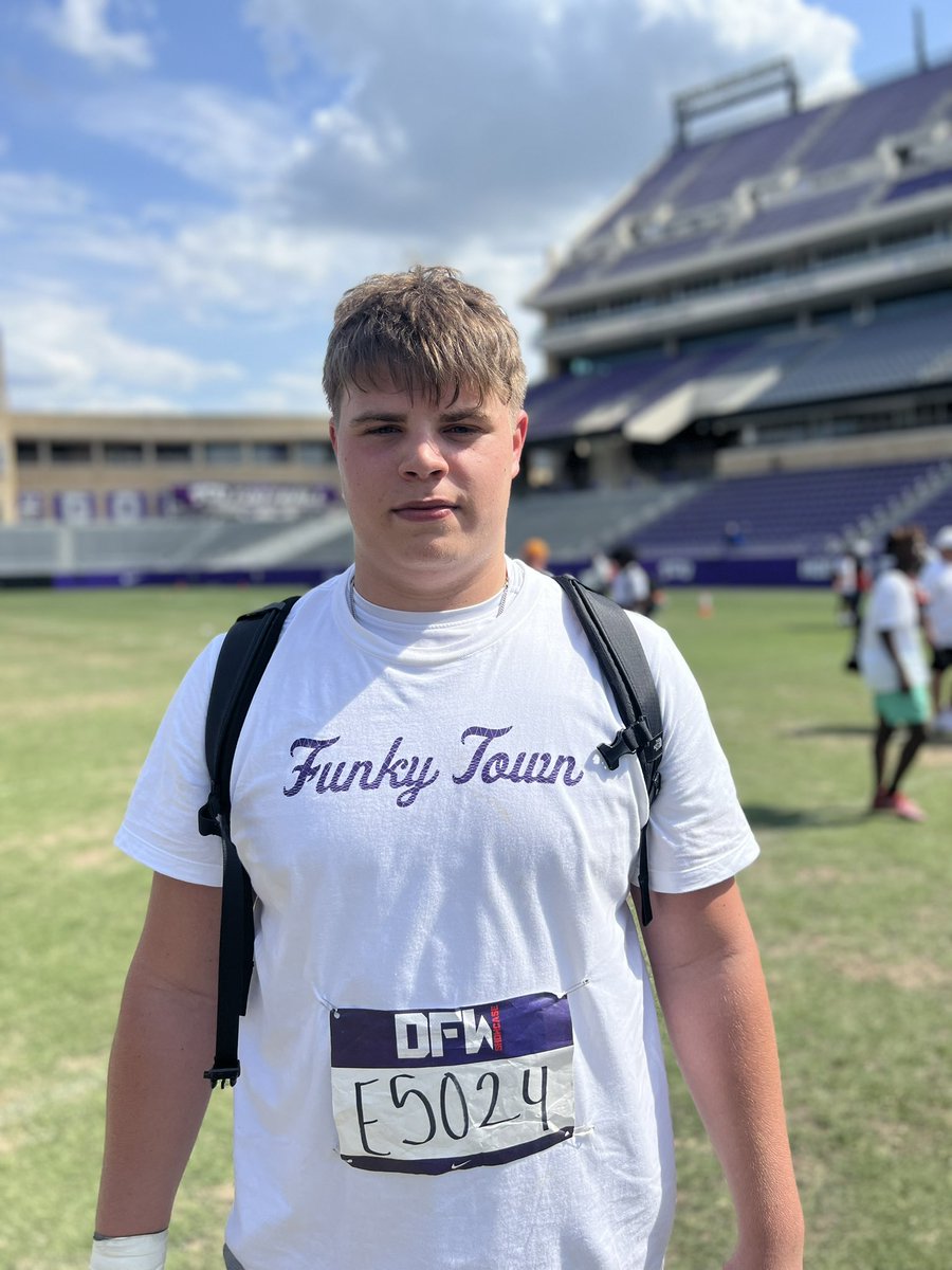 2025 Prosper OL Connor Carty is picking up steam on the recruiting trail. Well built IOL with offers from Oregon, Texas Tech, Arizona State and several others.