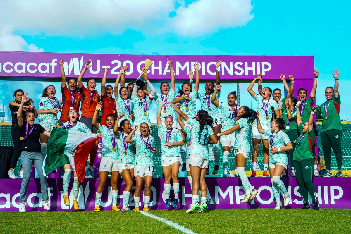#U20Women | We present to you... 🩵

The @ConcacafW U-20 Championship 2023 winners! 🇲🇽🏆

#CWU20C