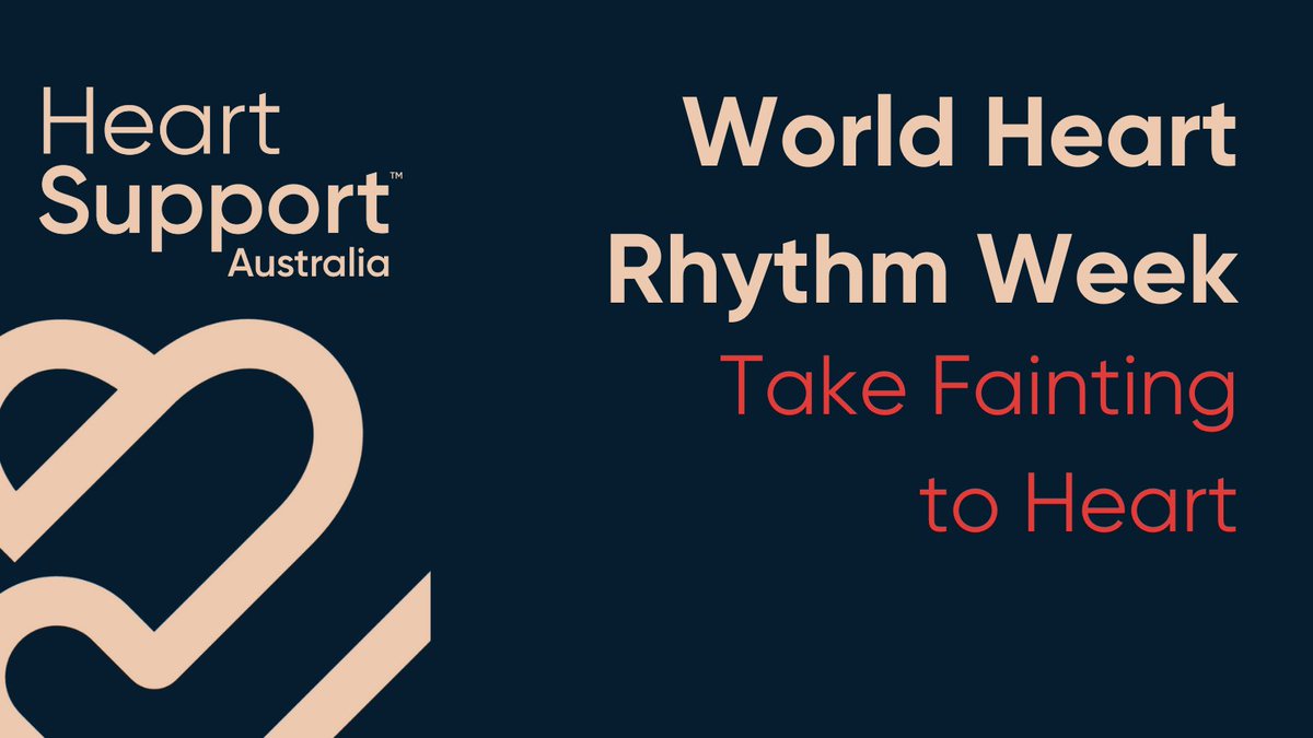 Today marks the start of #WorldHeartRhythmWeek. This year is about “Taking Fainting to Heart” to raise awareness towards the link between #syncope and #arrhythmias. Learn more at @hearts4heart: loom.ly/fYrevU4