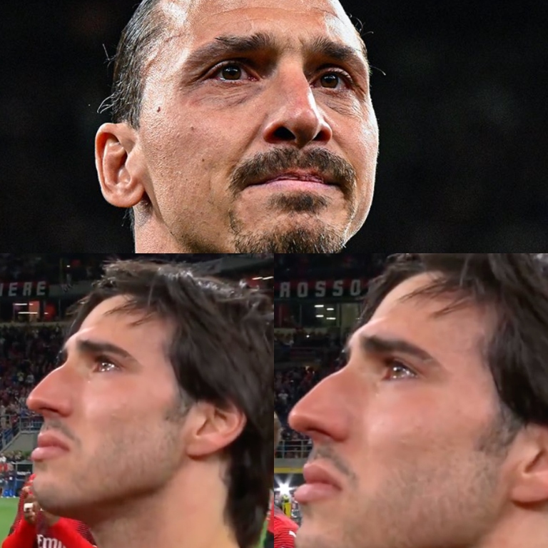 Las lágrimas de Sandro Tonali después de que Zlatan Ibrahimovic anunciara su retiro del fútbol. El sueco ya era jugador profesional cuando el italiano nació. Creció admirándolo, tuvo el privilegio de jugar a su lado y, ahora, le tocó vivir su despedida. Ibra marcó a a millones.