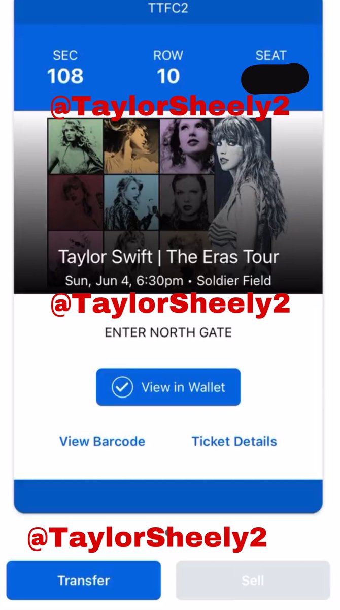 Selling ONE (1) LOWER BOWL ticket the show in Chicago at Soldier Field Stadium TODAY 6/4
💌 Selling for $393 TOTAL
💌 DM <a href="/TaylorSheely2/">Taylor Sheely</a> if interested
(tickets and price have been verified) 
💌 ONLY USE PAYPAL G&amp;S‼️

🏷 Eras Tour, Taylor Swift
