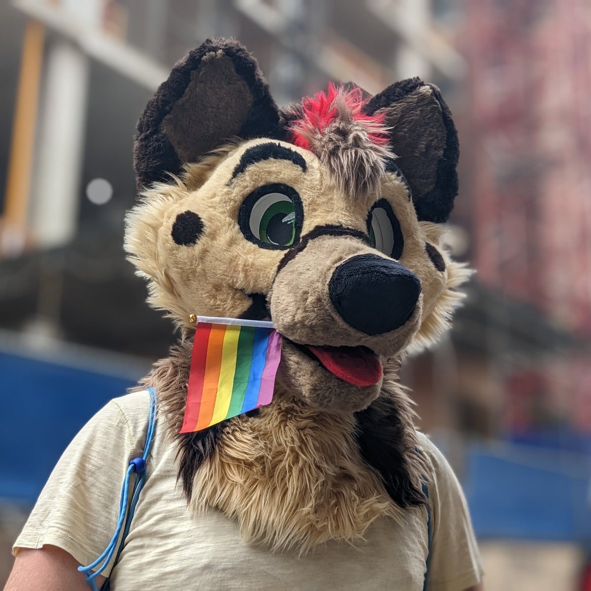 #NewProfiePic #Pride #PhillyPride #furry #fursuiter
📸 @Zech4Beans