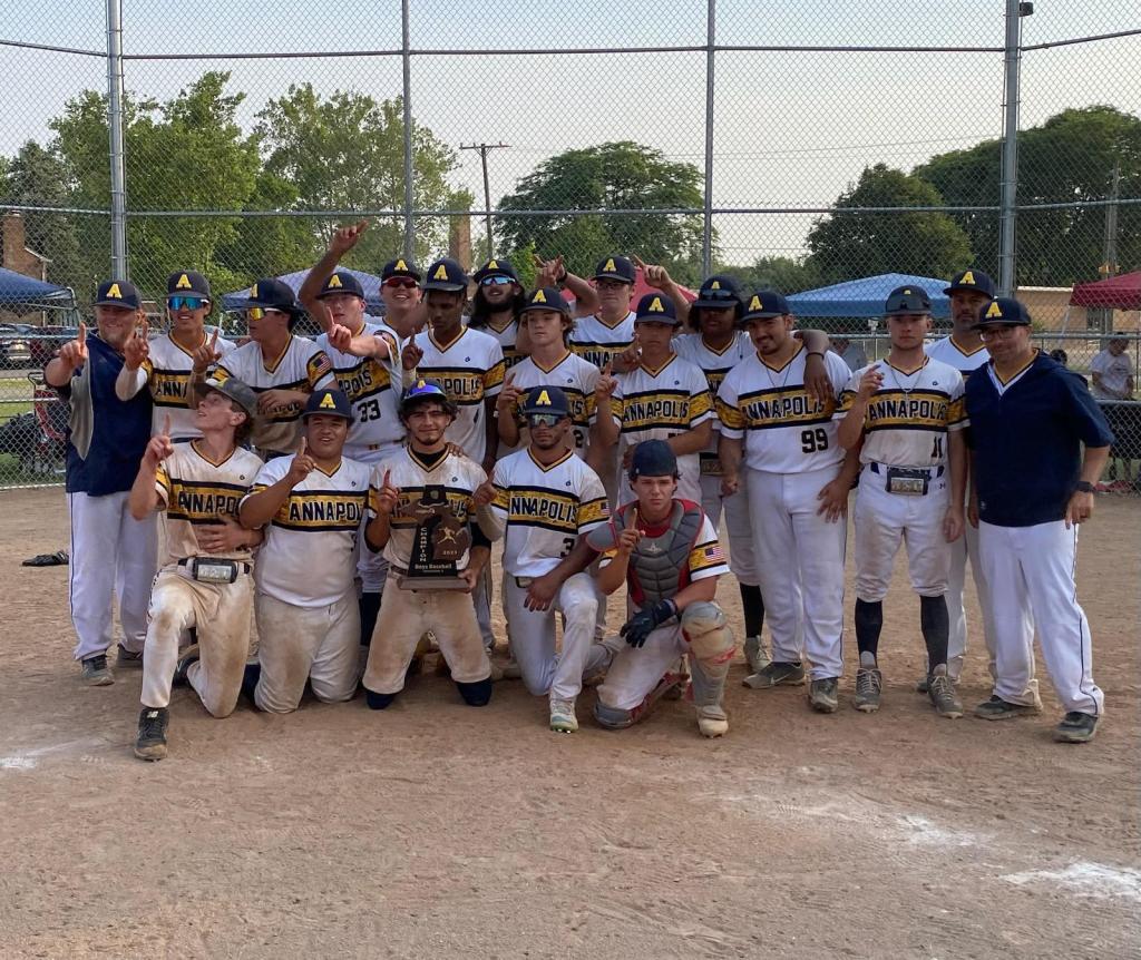 pressandguide's tweet image. BASEBALL: Annapolis tops Divine Child and Melvindale for first district title since 2011 bit.ly/3WMfHwN