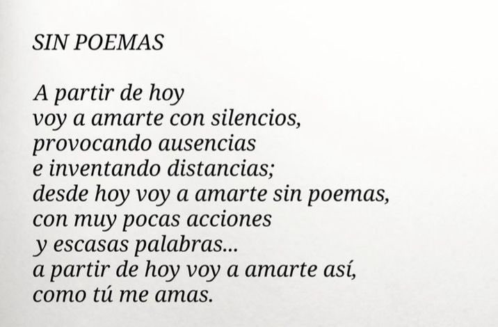 Sin poemas, de Ligia García.