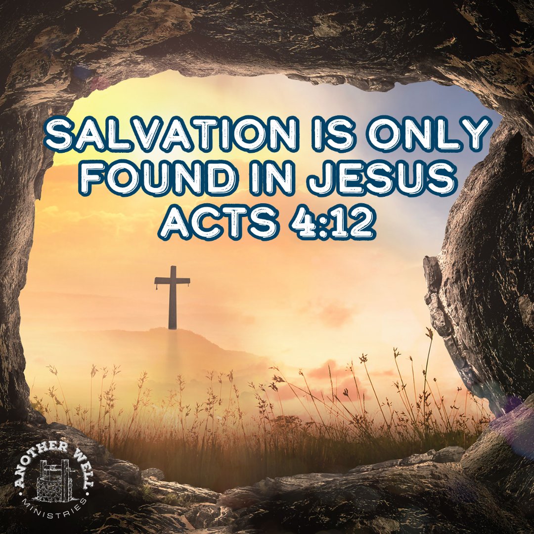 Salvation cannot be found in any other name. It’s only found in Jesus through the blood He shed on the cross!

#salvation #saved #blood #Jesus #JesusChrist #Jesussaves #onlyJesus #areyouready #Bible #Bibleverse #dailybible #dailybibleverse #amen