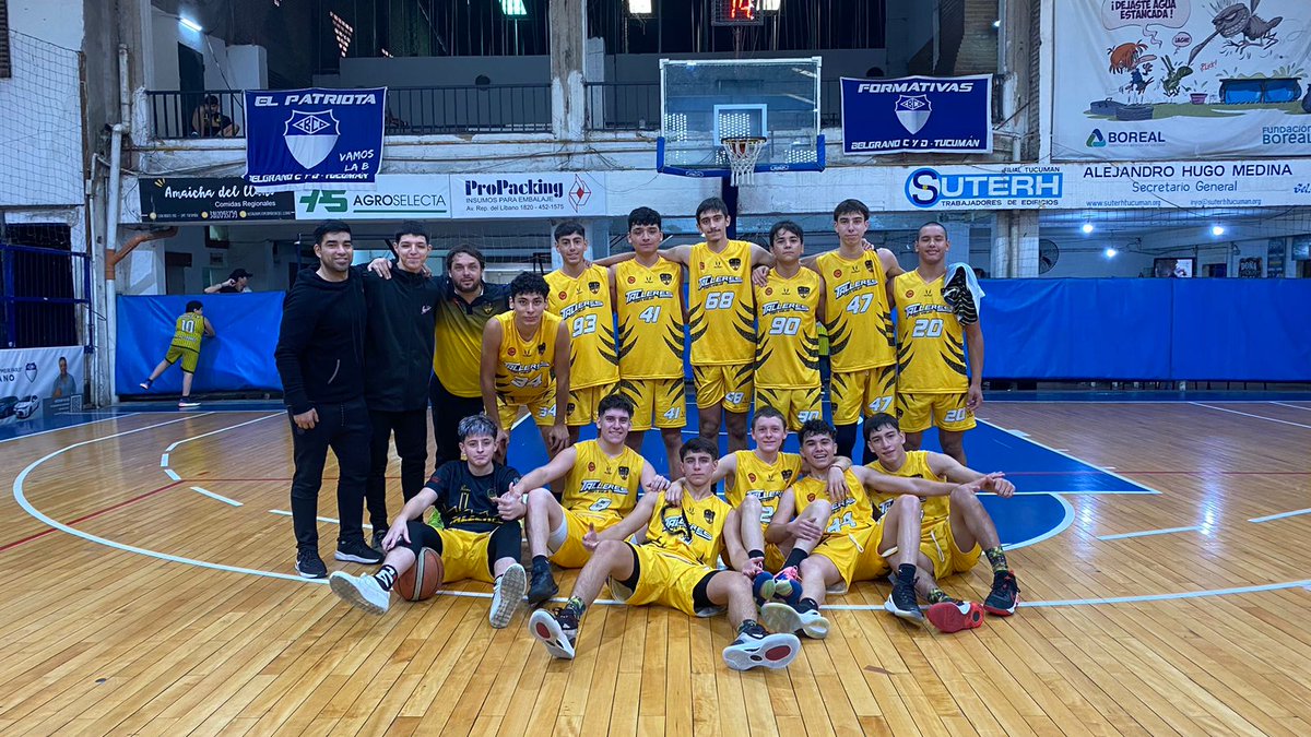 CATalleresTV's tweet photo. 🏀 #DivisionesFormativas #FBPT
📌 Fecha 12
🟡 Belgrano CyD 🆚 Talleres Amarillo
👉 U13: 97-20
👉 U15: 73-27
👉 U17: 79-83
#CunaDelBasquetTucumano💛🖤 https://t.co/IeMV3n6xi4