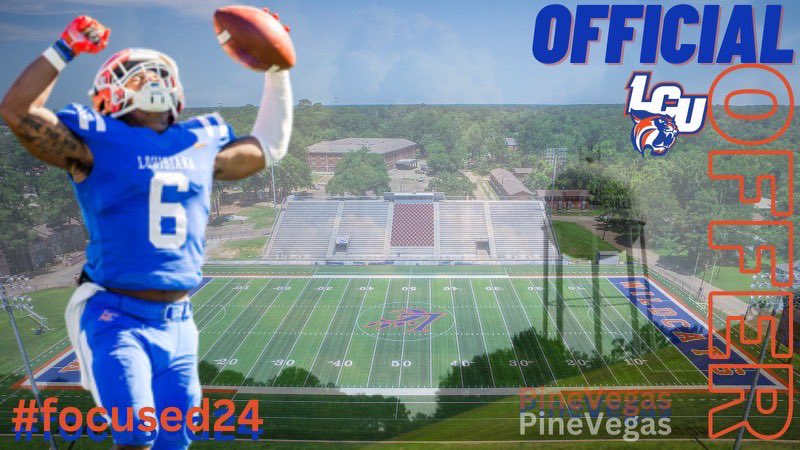 Blessed to receive my first Offer from @LCU_Wildcats after a great talk with @CoachReger #HumbleandHungry @RecruitLouisian @coach_brodie @OGEliteAthletic @jkleesportz @iam_quick6 @CoachJaysmith18 @sulsfootball