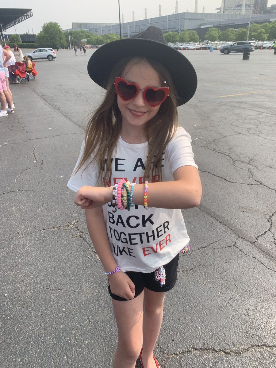 Ready for her first big show!!@taylornation13 #TSTheErasTour