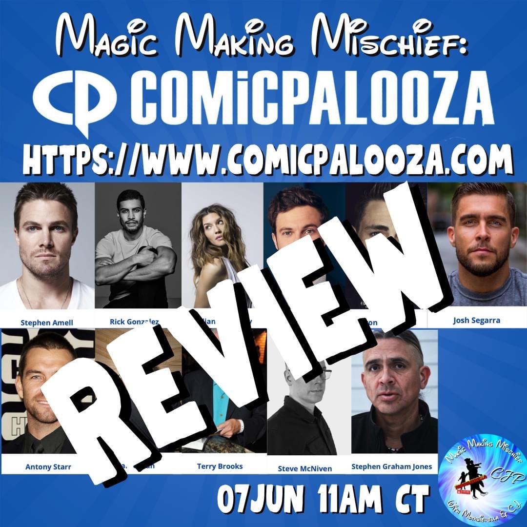 WED on Magic Making Mischief at 11AM CT, we’ll be reviewing #comicpalooza #dontmissit
#FB: facebook.com/profile.php?id…
Mombierella’s #YouTube: youtube.com/c/Mombierella 
C.J.’s #youtubechannel: youtube.com/c/CJPeterson 
#comicpalooza2023 - comicpalooza.com
#magicmakingmischief…