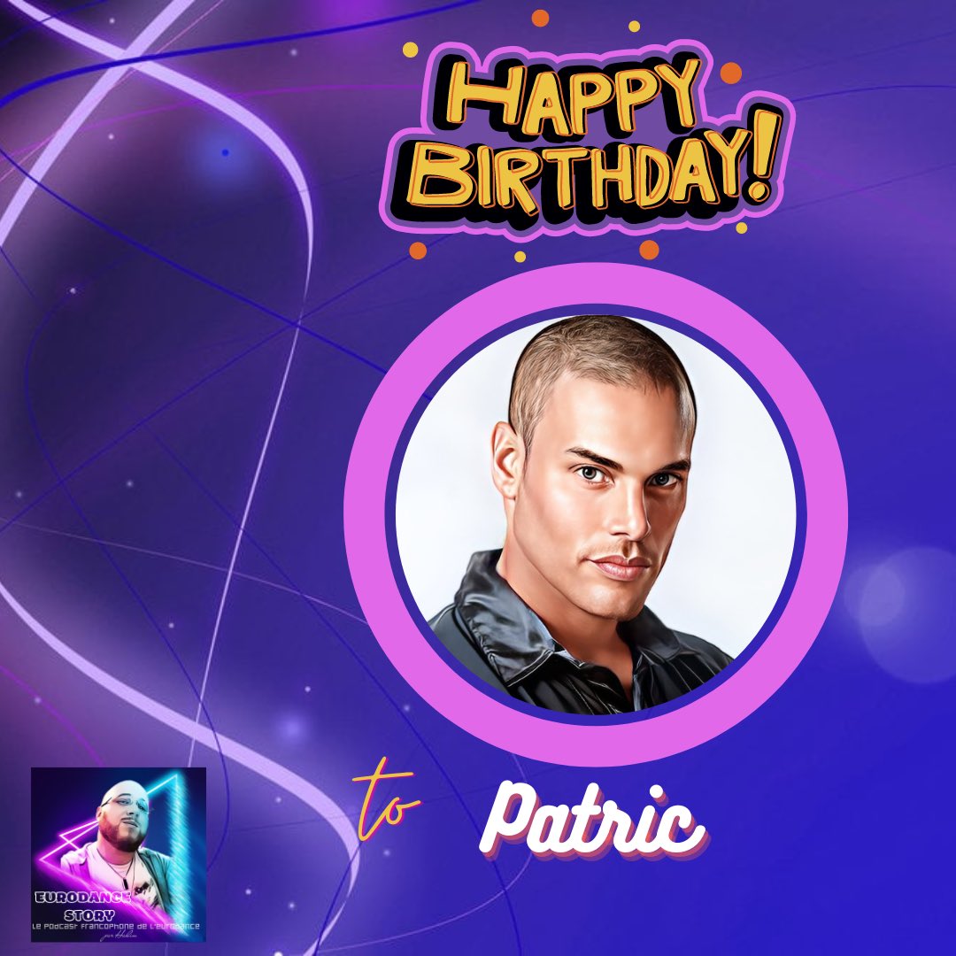Eurodance_Story's tweet photo. Joyeux Anniversaire Patric !🥳🥳😘 Quel est votre titre préféré de sa discographie? #birthday #eurodance #patric #marcuspatrick #cappella #worldsapart https://t.co/5sBgUpk5xw