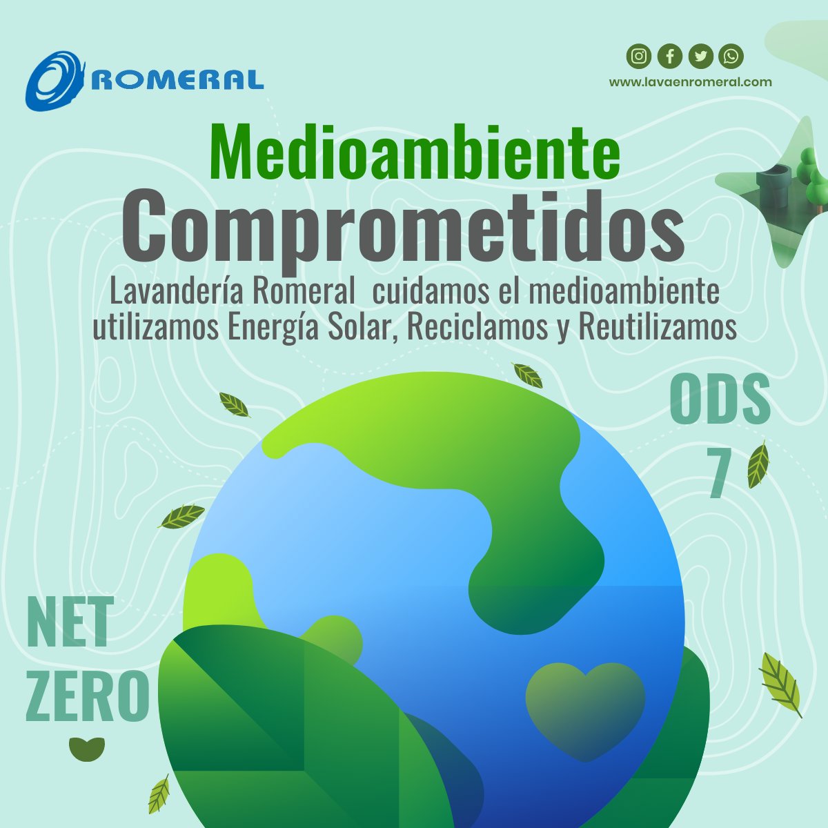 🌍 Comprometidos con el medioambiente: ¡Haciendo la diferencia! 🌱En LAVANDERÍA ROMERAL, la responsabilidad ambiental es una prioridad.
Comprometidos a tomar acciones concretas para proteger nuestro planeta y contribuir a un futuro sostenible #medioambiente #grancanaria #turism