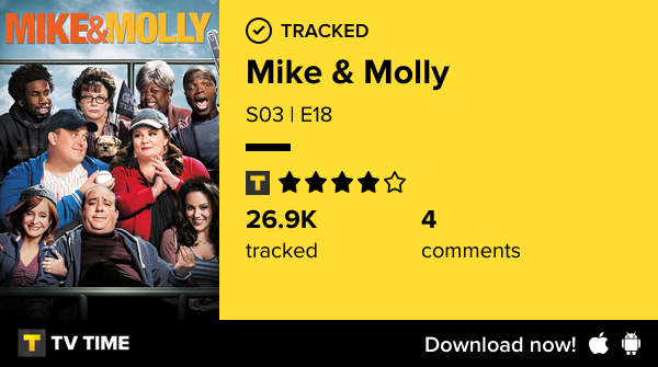 williammendonca's tweet photo. Acabei de assistir: S03 | E18 of Mike &amp; Molly! #mikemolly  https://t.co/CmiY0QjV9o #tvtime https://t.co/Fu90D6QGYV