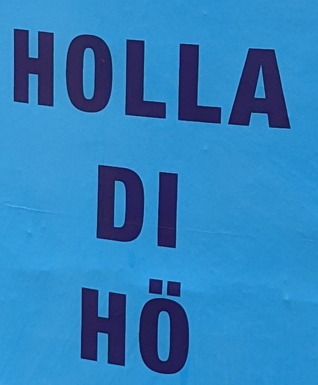 Kann man zu jeder Gelegenheit sagen. Finde ich. Zum Beispiel: "Holladihö, bin ich genervt, dass ich morgen wieder arbeiten muss."
