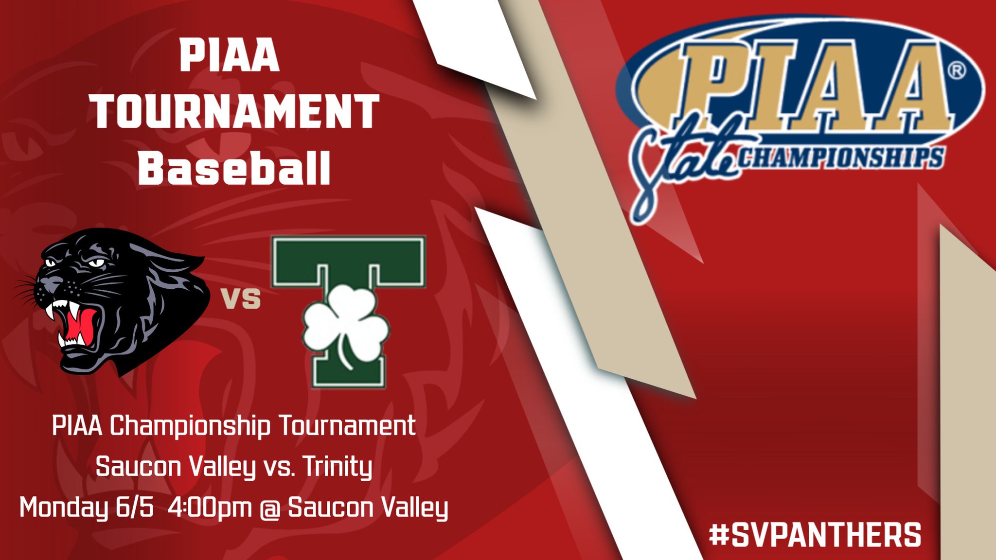SV Athletics on Twitter "PIAA State Tournament Baseball! Saucon Valley