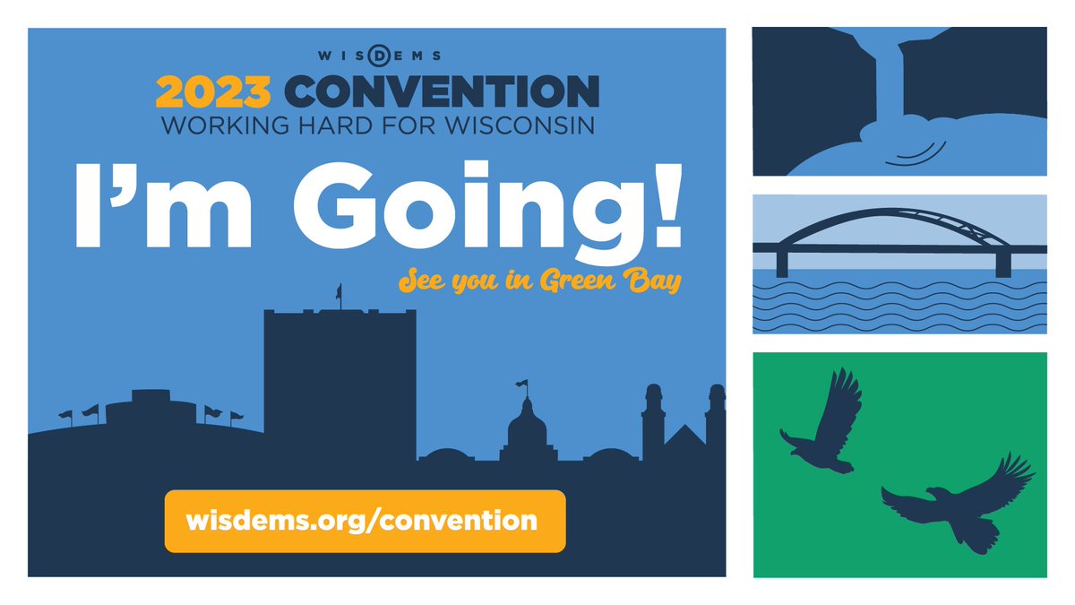 Less than a week until the 2023 Wisconsin State Democratic Convention! It’s going to be a great time with Democrats from across Wisconsin getting ready to charge into 2024. #WisDems2023

Will I see you there?