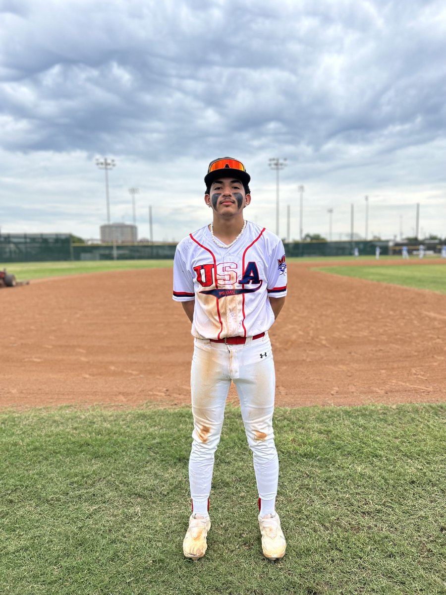 F: <a href="/USA_PrimeBB/">USA Prime Baseball</a> SAN MARCOS 18U 3, TRPD White 1
PoG: Xavier Mendoza 1-3, 3B, 2 RBI, R