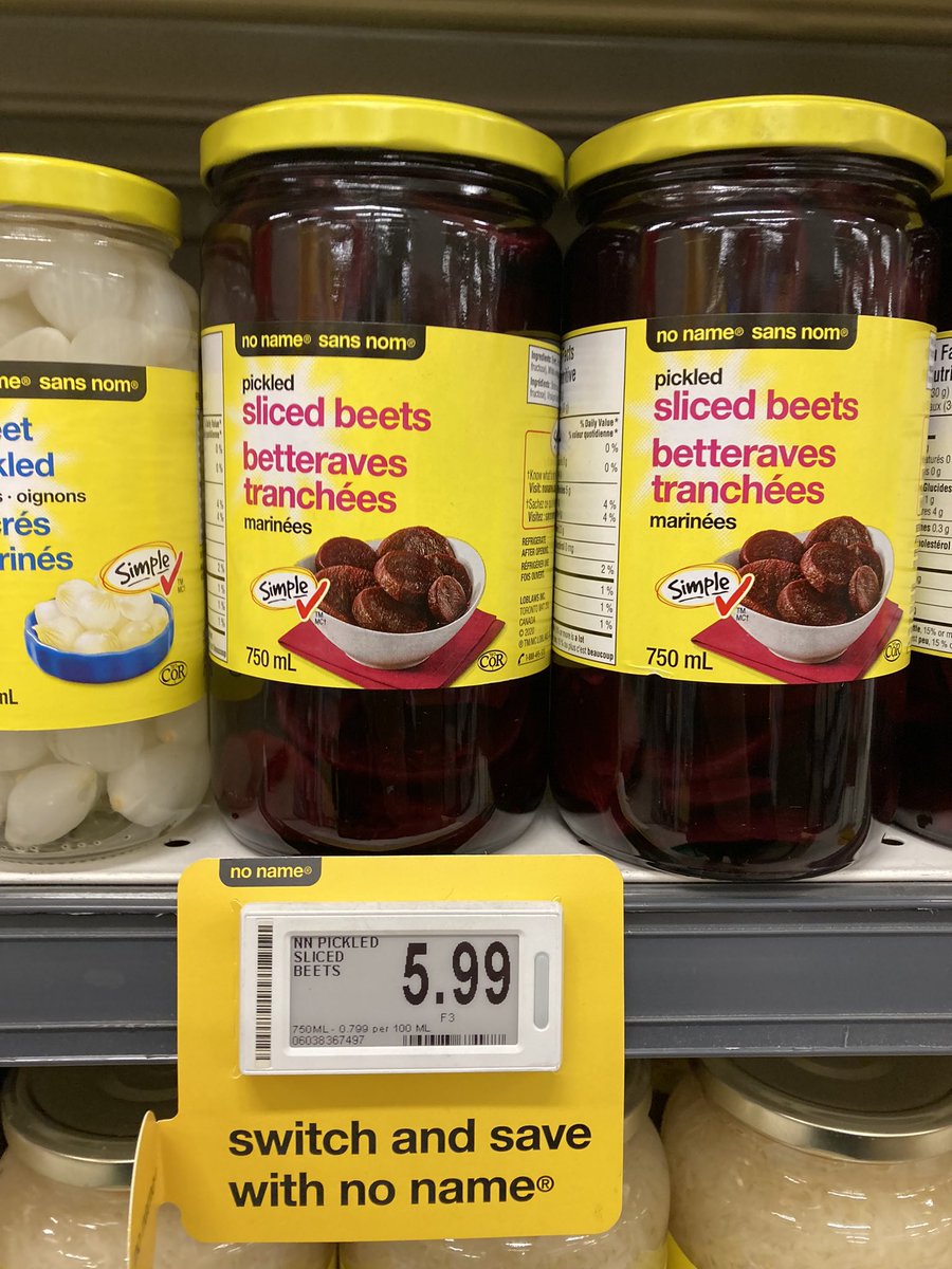 @PierrePoilievre Corporate greed / same product at two different Loblaws Company stores (at no frills on denman vs Your Independent Grocer on Davie  -600m away