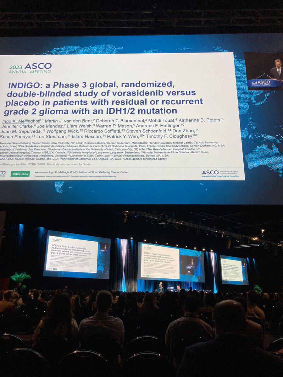 ASCO plenary session…it’s like a grand final for oncologists - huge buzz in the room! 🤩