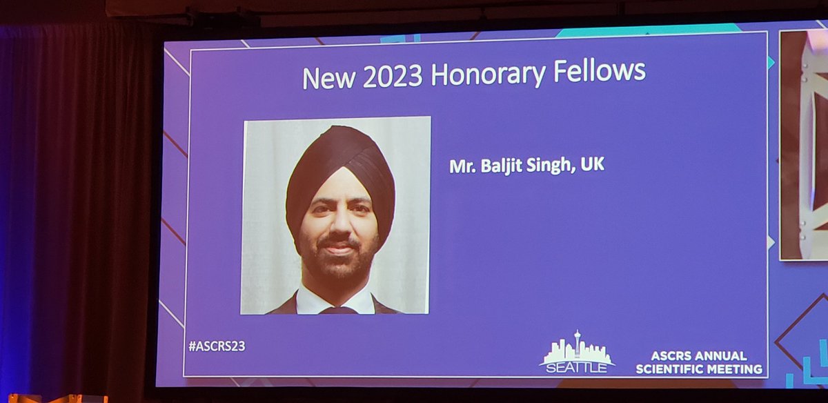 SeanLangenfeld's tweet photo. Huge congratulations to @bjsinghmd on his @ASCRS_1
Honorary fellowship!

Baljit, we are bummed you can't be with us in Seattle.

Great job! Hard work pays off.

#ASCRS23
@escp_tweets @YouESCP https://t.co/pTHD2dW5Xb