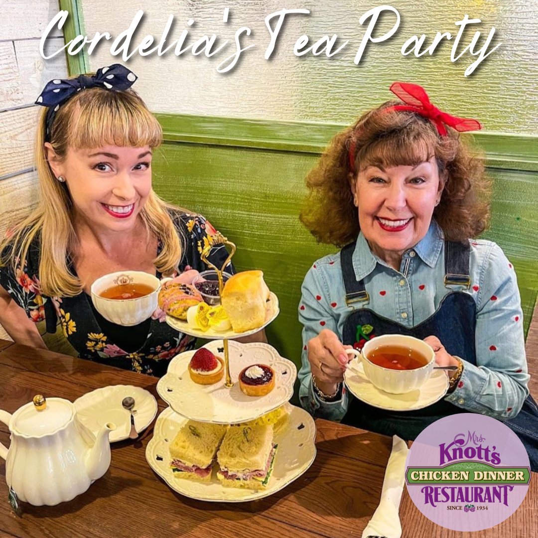Knott's Berry Farm on Twitter "Cordelia's Tea Party is brewing again