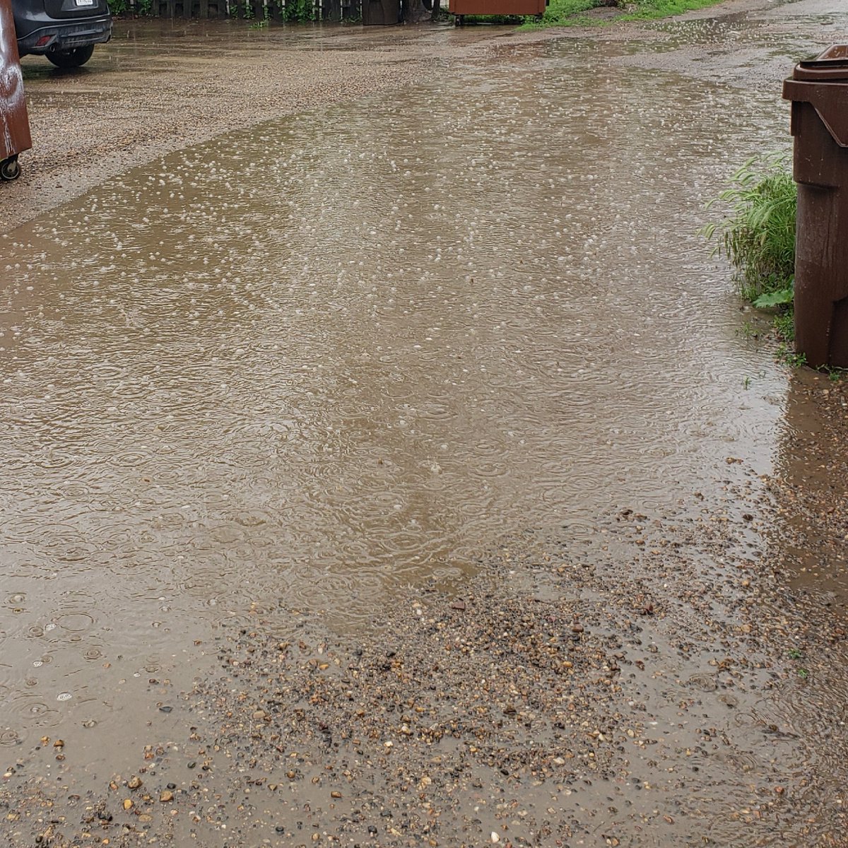 justacoderthing's tweet photo. @bouldercolorado we've been calling and submitted a ticket for alleyway maintenance over a month. This "puddle" is now deep enough to almost flood low clearance cars https://t.co/LUJ0bvalgk