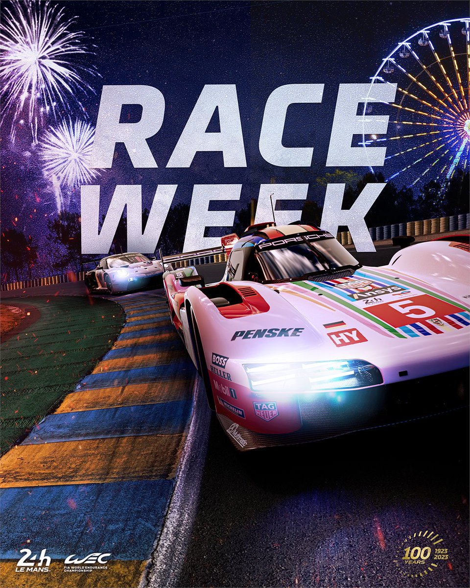 HERE - WE - ARE !
The best week of the Century is about to start. ❤️
#LeMansCentenary #WEC