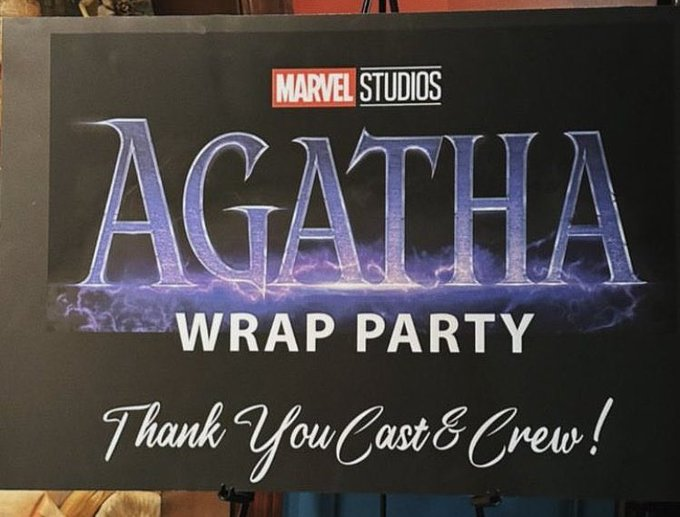 The filming of #AgathaCovenOfChaos has finished